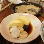 酒饌亭 灘菊亭 小溝筋のかっぱ - だし巻き卵・ホタテ