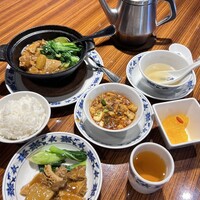 横浜中華街 重慶飯店 本館 - ランチセット1800円に追加のミニ麻婆豆腐500円