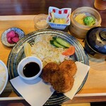 小樽食堂 - カニクリームコロッケ定食