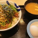 松屋 - ガリたま牛めし(大盛)