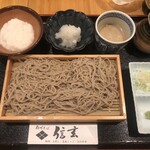 Shinshuu Soba Shingen - 巴せいろそば【胡桃つゆ・鬼おろしつゆ・山かけつゆ】1200円税抜き、三種のつけつゆを楽しめる。