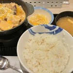 松屋 - シュクメルリライスセット＋チーズ増量
