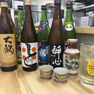 Ideal for use in Izakaya (Japanese-style bar) ☆ Lineup of alcoholic beverages that complement the food