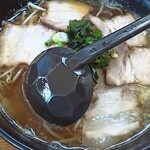 おじいちゃんのつくったラーメン　ひらたラーメン - こってりバター醤油チャーシュー麵