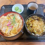 薮そば - カツ丼