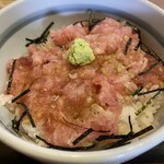 手打ちそば いけ善 - ネギトロ丼