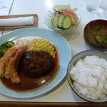 ひまわり - ハンバーグスペシャル９８０円(*´д｀*)