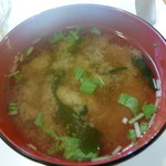 ひまわり - お味噌汁も抜群に美味しかった