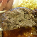 ひまわり - 肉々しいハンバーグ！絶品です