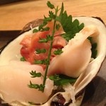 魚牛 - ホタテ刺し身