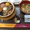 東部湯の丸サービスエリア（下り） - 峠の釜めし定食（なめこ汁セット）