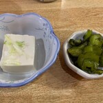 Tonkatsu Mita - 冷奴、香物