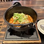 Nikudoufuto Remonsawa Taishuushokudou Yasubee - 【2023.8.29(火)】シビ辛麻婆豆冨定食（並盛）988円のシビ辛麻婆豆冨