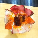 すいづき - 贅沢うなぎ乗せ海鮮丼
