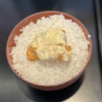 外山食堂 - チキン南蛮をご飯にダイブ