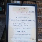 フラテッロ - 階段下看板