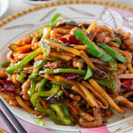 聚福源 - 豚肉の四川風炒め