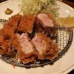 ヒレかつ　断面