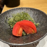 瓢斗 新橋店 - 海ぶどうとトマト