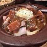 六本木 肉とワイン Uchibito - 豚肩ロース厚切りトンテキ