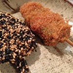 ひげ増 - 串揚げ一例