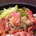Kurokiya - とろける宮崎牛の石焼き飯～わさび醤油～