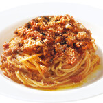 Bolognese meat sauce spaghetti