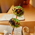 焼鳥 おみ乃 - 芽キャベツ