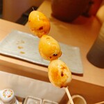 焼鳥 おみ乃 - うずら卵