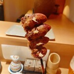 焼鳥 おみ乃 - ハツ