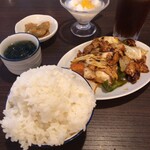 Tenfu Sakaba - 豚キムチ定食➕Ａセット