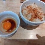 ふる川 - 2023.8.29奥久慈軍鶏の゙卵かけ御飯300円