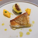 mieux restaurant - 真鯛與水茄子