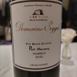 レストラン ラタン - デザートには日本（長野）の甘口  ちょっと日本酒っぽい感じもあり