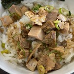 きのした屋。チュウカヤ - ミニチャーシュー丼アップ