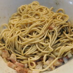 中華そば いづる - 和え玉を混ぜた