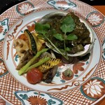 加賀屋別邸 松乃碧 - アワビの肝ソース