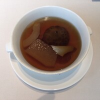 文菜華 - ランチコース5500円　スープ