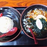 中村屋 - ラーメン＆半チャーハン。