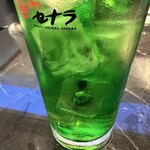 Yakiniku Senara - メロンソーダが、変に濃い