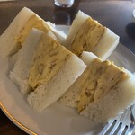 喫茶タチバナ - 厚焼きたまごサンド　600円