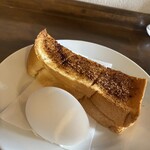 喫茶タチバナ - モーニング　シナモントースト