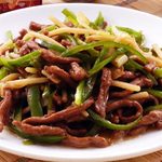 景徳鎮 - 人気の一般中華料理TOP3 第２位「牛肉とピーマンの細切り炒め」