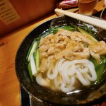 Kyouu Don Kitsunean - 麺は細め柔目