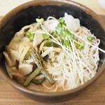 Soba Saku - 冷やし山菜 ごま汁