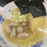 しゃもじ - 軍鶏(しゃも)のつみれ塩ラーメン