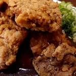 元祖台湾カレー - 唐揚げカレー大盛りのアップ