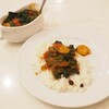 インド式 チャオカリー - エビトマトほうれん草Curry