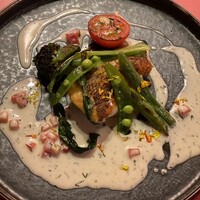 フレンチ ビストロ lemidi 桜木町 みなとみらい - 付け合わせの野菜も、ひとつひとつ全部おいしい