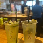 みなと 刺身専門店 - ごく茶ハイ